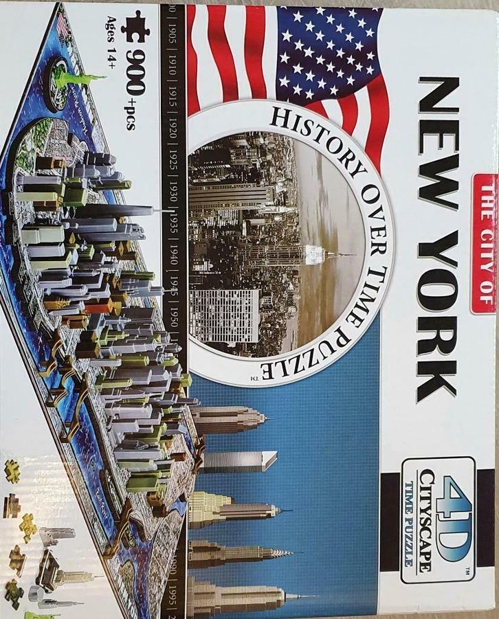 Puzzle 4D Cityscape NEW YORK, Hobby en Vrije tijd, Denksport en Puzzels, Nieuw, Legpuzzel, 500 t/m 1500 stukjes, Ophalen