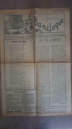 Gazette L'Bancloque 7/12/1940 - Tournai, Collections, 1940 à 1960, Enlèvement ou Envoi, Journal