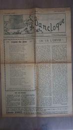 Gazette L'Bancloque 7/12/1940 - Tournai, Collections, Enlèvement ou Envoi, 1940 à 1960, Journal