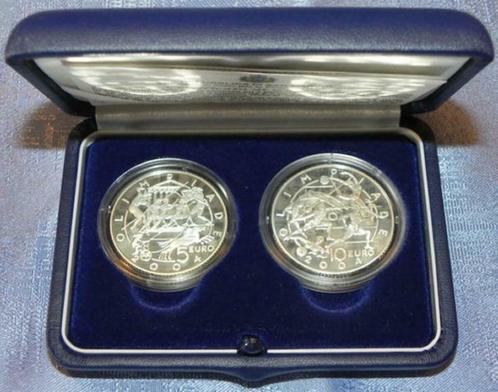 5 + 10 euro San Marino 2003 - Olympische Spelen Athene (PRF), Postzegels en Munten, Munten | Europa | Euromunten, Setje, Overige waardes