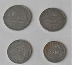 4 munten Roemenië - 3 lei - 1 leu - 25 bani - 15 bani, Ophalen of Verzenden, Losse munt, Overige landen