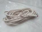 Câble coaxial antenne fm ou vidéo blanc 3,90m, Coaxiale kabel, Ophalen