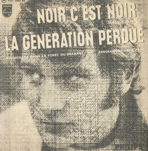 Johnny Hallyday – Noir c’est noir / La generation perdue + 2, Cd's en Dvd's, Vinyl Singles, EP, Pop, 7 inch, Ophalen of Verzenden
