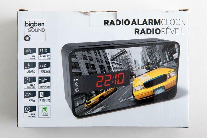 radio alarm clock bigbensound yellowcab foto, Kinderen en Baby's, Speelgoed | Overig, Zo goed als nieuw, Jongen of Meisje, Ophalen