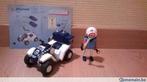 Playmobil 3655 Policier quad, Gebruikt, Ophalen