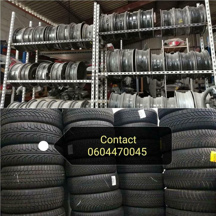 Professionnel cherche lot  jantes et pneus occasion, Auto-onderdelen, Banden en Velgen, Band(en), Ophalen of Verzenden