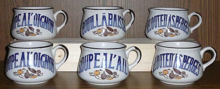 6 grote soepkommen  (doos 8), Huis en Inrichting, Keuken | Servies, Ophalen of Verzenden