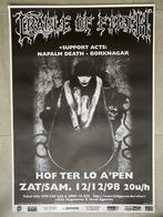 Poster Cradle Of Filth in Hof Ter Lo 1998, Comme neuf, Enlèvement ou Envoi