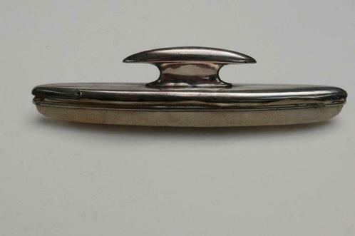 Napoleon III zilveren nagellakmachine manicure nagelbuffer, Antiek en Kunst, Antiek | Zilver en Goud, Zilver, Verzenden