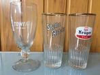 Lot 6 bierglazen zie beschrijving, Verzamelen, Glas en Drinkglazen, Ophalen of Verzenden, Zo goed als nieuw, Bierglas
