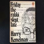Friday the rabbi slept late, Utilisé, Harry Kemelman, Envoi