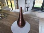 Vase en cuivre rouge martelé, Comme neuf, Autres matériaux, Moins de 50 cm, Rouge