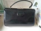 Zwarte handtas Delvaux vintage, Ophalen of Verzenden, Gebruikt, Handtas