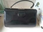 Zwarte handtas Delvaux vintage, Handtassen en Accessoires, Tassen | Damestassen, Ophalen of Verzenden, Gebruikt, Handtas