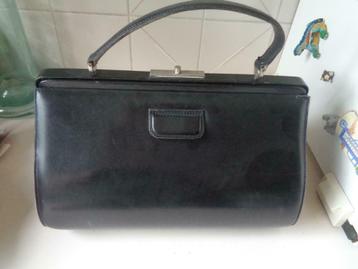 Zwarte handtas Delvaux vintage, Handtassen en Accessoires, Ophalen of Verzenden, Gebruikt, Handtas