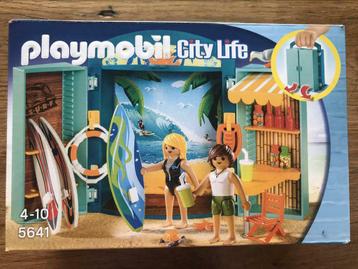 Playmobil city life surfshop 5641 disponible aux enchères