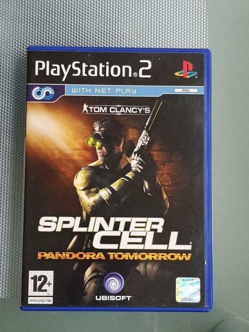 Splinter Cell Pandora Tomorrow - Playstation 2 - PS2, Games en Spelcomputers, Games | Sony PlayStation 2, Zo goed als nieuw, Ophalen of Verzenden