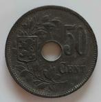 Belgium 1918 - 50 Ct Zink/Duitse bezetting/Albert I/Mor. 432, Timbres & Monnaies, Envoi, Monnaie en vrac
