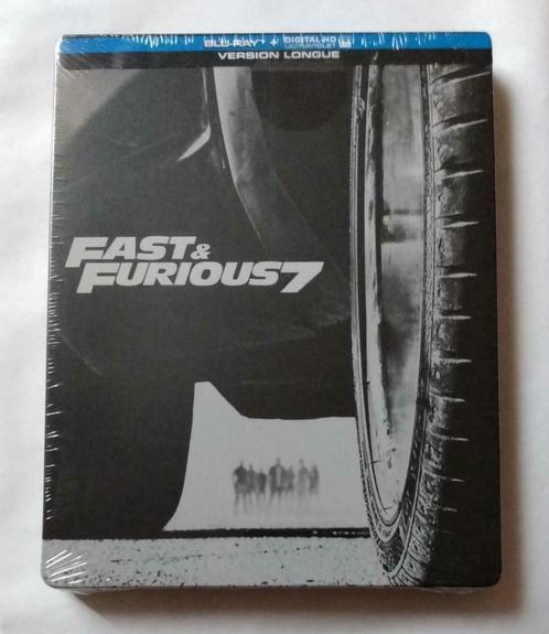 Fast & Furious 7 (Steelbook Version Longue) neuf sous bliste, CD & DVD, Blu-ray, Action, Coffret, Envoi