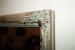 oude brocante spiegel met groen gouden kader 49 x 37, Huis en Inrichting, Woonaccessoires | Spiegels, Minder dan 100 cm, Minder dan 50 cm