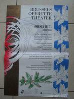 oude affiche : Brussels Operette Theater 1989, Verzamelen, Posters, Ophalen of Verzenden