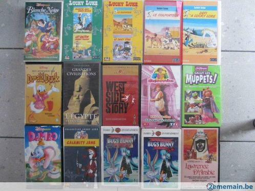 Pak van 15 videocassettes, Cd's en Dvd's, Dvd's | Kinderen en Jeugd, Gebruikt, Film, Overige genres, Alle leeftijden, Verzenden