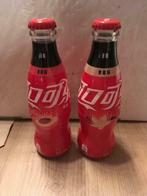 2 coca cola flesjes van China, Verzamelen, Gebruikt, Ophalen, Gebruiksvoorwerp