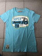 Turquoise t-shirt van Superdry. Maat Small., Porté, Taille 46 (S) ou plus petite, Autres couleurs, Enlèvement ou Envoi