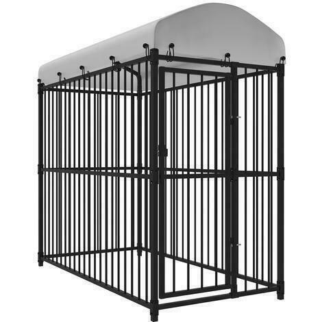 Chenil 2m² + toit enclos chien parc chien cage chien NEUF, Dieren en Toebehoren, Honden-accessoires, Nieuw, Verzenden