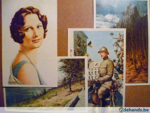 HM Astrid, Albert I, ongevallen, Kussnacht, Marche-les-Dames, Verzamelen, Koningshuis en Royalty, Gebruikt, Verzenden