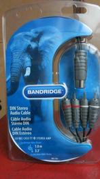 cables Bandridge audio 1 DIN Mâles 4 Cinch Mâles, Audio, Tv en Foto, Ophalen, Nieuw, Minder dan 2 meter, Overige kabels
