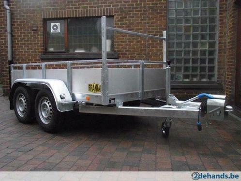 Nieuwe geremde bakaanhangwagen 2,2 x 1,1m te 9300 Aalst, Auto diversen, Auto-accessoires, Nieuw, Ophalen