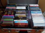 198 top cd's (70's 80's 90's extended mix) + fly case, Enlèvement, Utilisé, Coffret, Dance