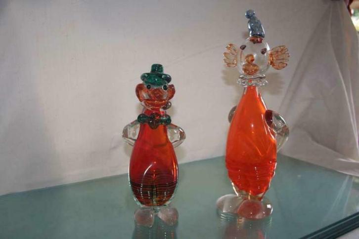 Glazen clowns, Verzamelen, Overige Verzamelen, Gebruikt, Ophalen of Verzenden