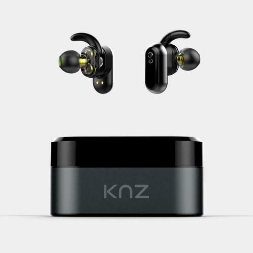 KNZ Soundflux dual driver bluetooth oortjes – perfecte staat, Audio, Tv en Foto, Hoofdtelefoons, Zo goed als nieuw, Overige merken