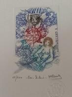 Gravure Ex-Libris - A. Wellens, Enlèvement