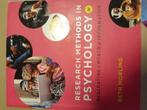 Ressearch-methods-in-psychology, Boeken, Studieboeken en Cursussen, Ophalen of Verzenden, Zo goed als nieuw