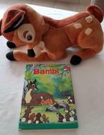 BAMBI boek en grote knuffel, Comme neuf, Enlèvement ou Envoi