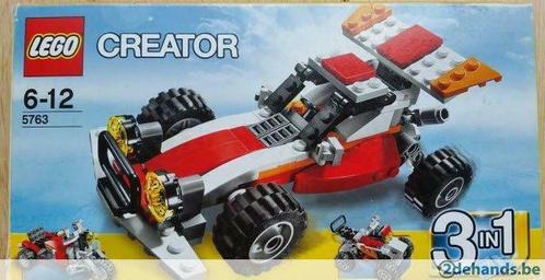 Lego creator 5763 raceauto, Kinderen en Baby's, Speelgoed | Duplo en Lego, Gebruikt, Ophalen of Verzenden