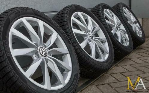 17 ORIGINELE VW GOLF DIJON VELGEN + WINTERBANDEN WINTERSET, Auto-onderdelen, Banden en Velgen, Banden en Velgen, Winterbanden