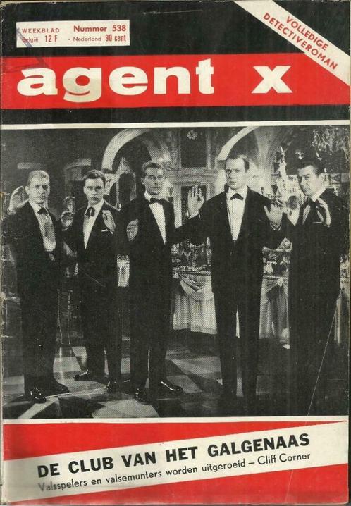 AGENT X - uitgeverij Distrigo, Boeken, Detectives, Gelezen, Ophalen of Verzenden