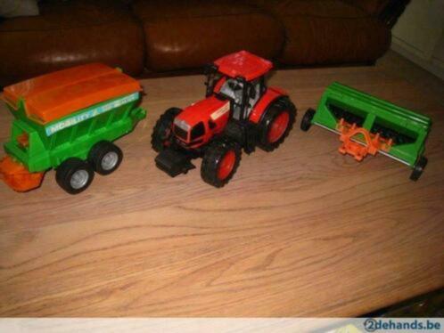 Tracteur / tracteur avec 2 remorques / remorque agricole, Enfants & Bébés, Jouets | Véhicules en jouets, Enlèvement ou Envoi