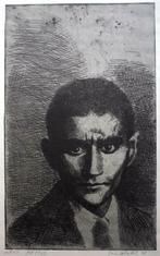 Ets Jan Hladìk (1927) - Portret Franz Kafka (1978), Ophalen of Verzenden