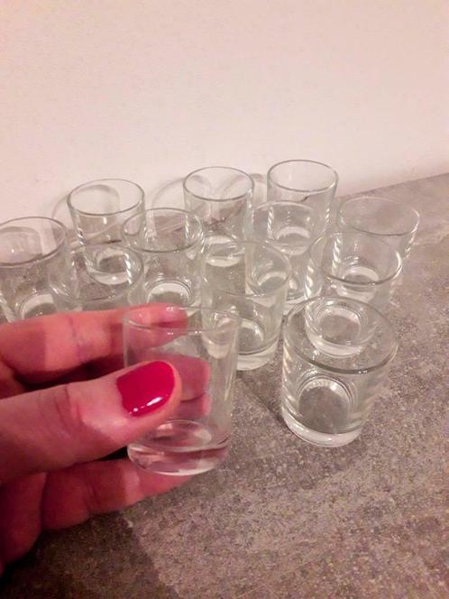 12-Delig Shot glazen, Verzamelen, Glas en Drinkglazen, Ophalen of Verzenden