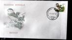 FIRST DAY COVER- VOGELS VAN BUZIN-DE MATKOP (ROLZEGEL)., Postzegels en Munten, Ophalen of Verzenden, Gestempeld, Dier of Natuur