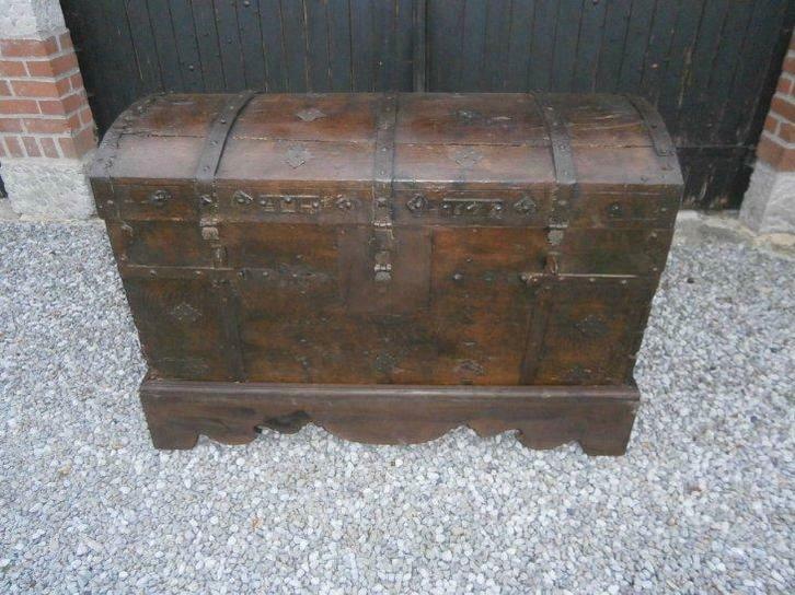 Marine eiken kist, Antiek en Kunst, Antiek | Meubels | Kasten, Ophalen