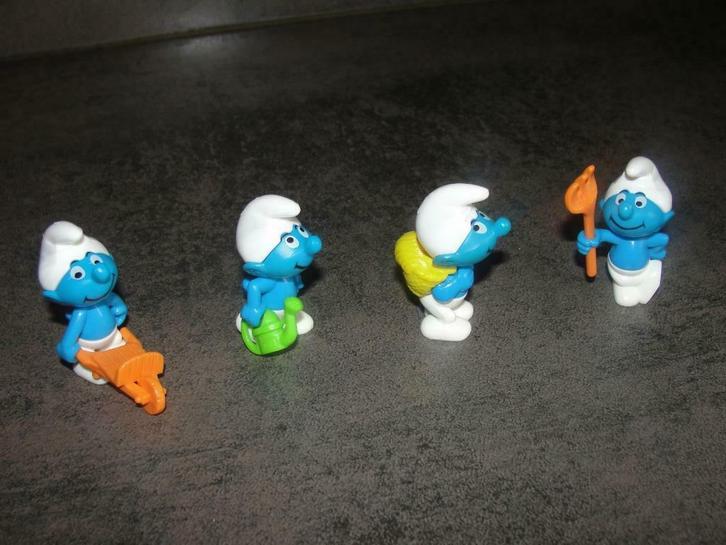 1996 Kinder Surprise Smurfenset.(6 stuks met vellen papier), Verzamelen, Verrassingseieren, Nieuw, K-nummers, Ophalen of Verzenden