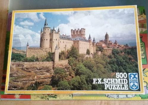 Puzzle Segovia, Espagne 500 pièces, Hobby en Vrije tijd, Denksport en Puzzels, Zo goed als nieuw, Legpuzzel, 500 t/m 1500 stukjes