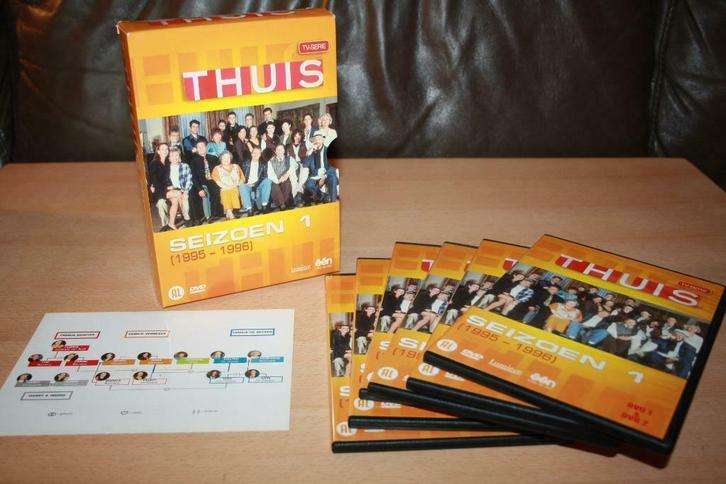 Perfecte staat : Thuis seizoen 1 (1995-1996) DVD 12 stuks +, Cd's en Dvd's, Dvd's | Nederlandstalig, Tv fictie, Drama, Boxset