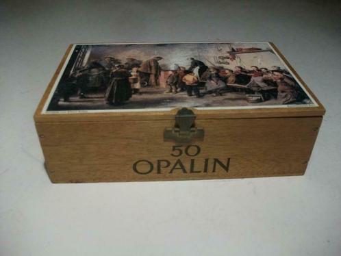 Ancienne boîte à cigares en bois Opalin Cigarillos Beinwil a, Collections, Articles de fumeurs, Briquets & Boîtes d'allumettes
